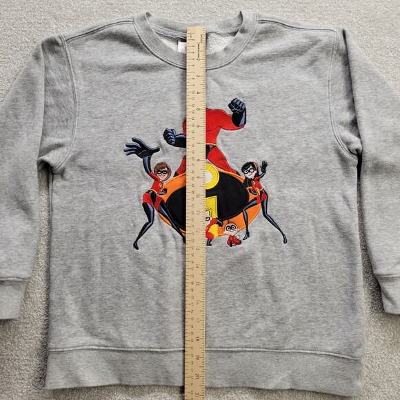 Vintage Disney Store The Incredibles Youth Pull Over Sweatshirt Unisex Medium - Picture 5 of 8